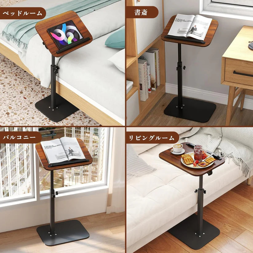 【送料無料】JAPAOHOME™ - スマート多機能 C型サイドテーブル